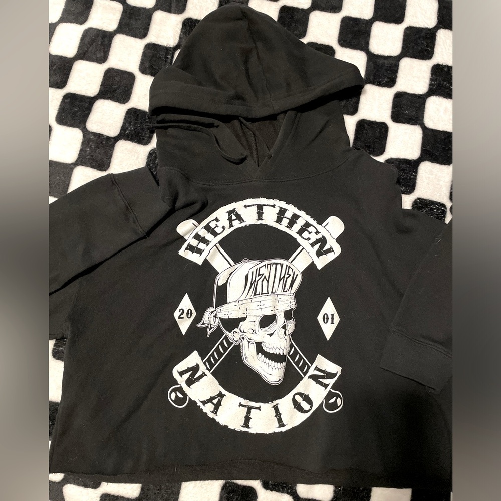 Heathen nation women’s cropped hoodie
